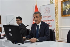 Karaman’daki Mevcut Yatırımlar ve Projeler Değerlendirildi