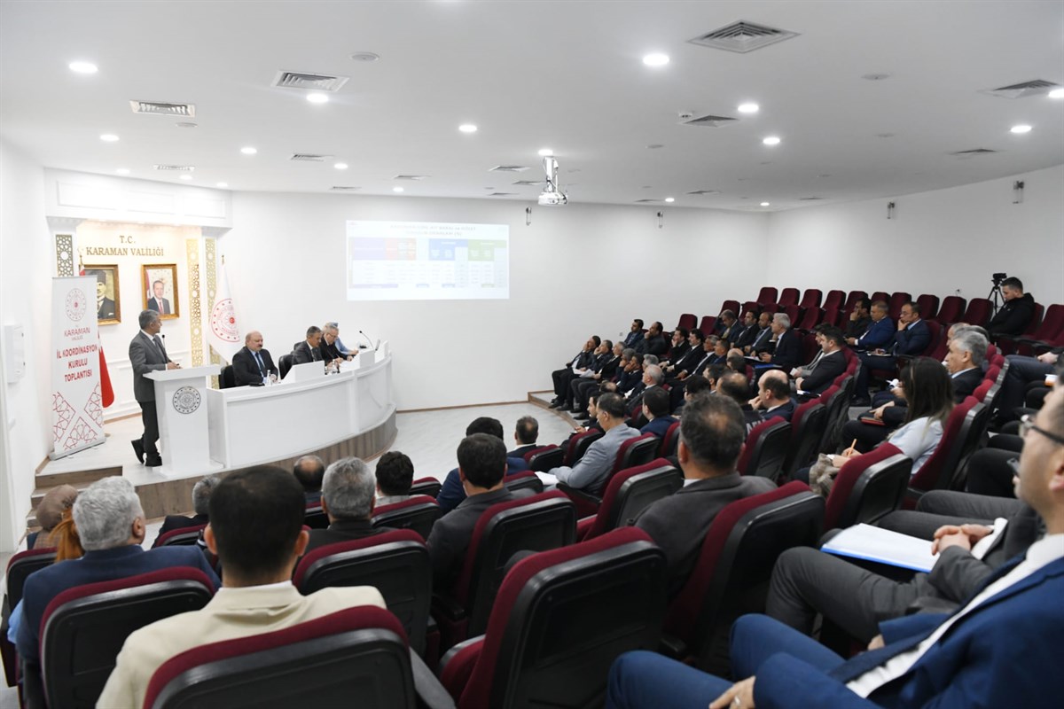 Valimiz Sn. Tuncay Akkoyun Başkanlığında İl Koordinasyon Toplantısı Gerçekleştirildi