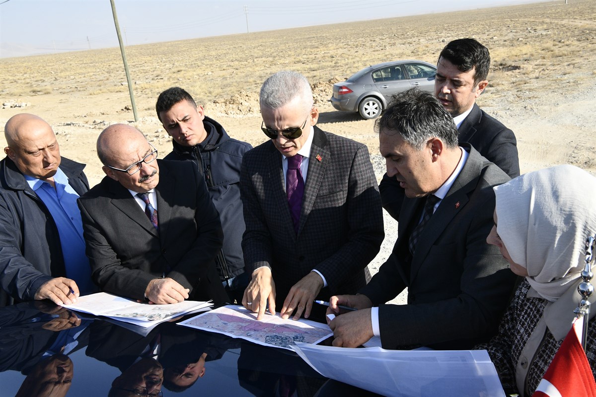 Valimiz Sayın Mehmet Fatih Çiçekli, Karaman Mermer İhtisas Organize Sanayi Bölgesi Alanında İncelemelerde Bulundu