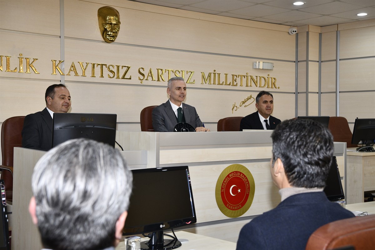 Valimiz Mehmet Fatih Çiçekli İl Genel Meclisi Toplantısına Katıldı