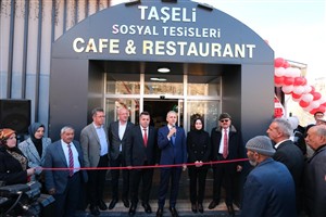 Valimiz Sayın Mehmet Fatih Çiçekli, Taşeli Sosyal Tesislerinin Açılışına Katıldı